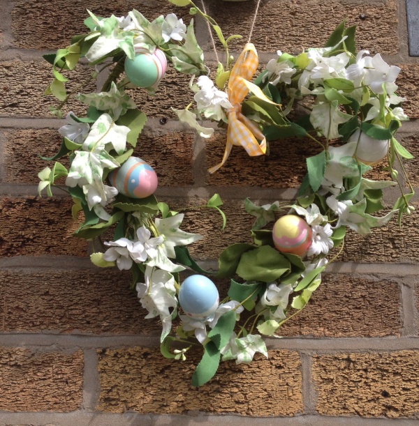Our Easter wreath